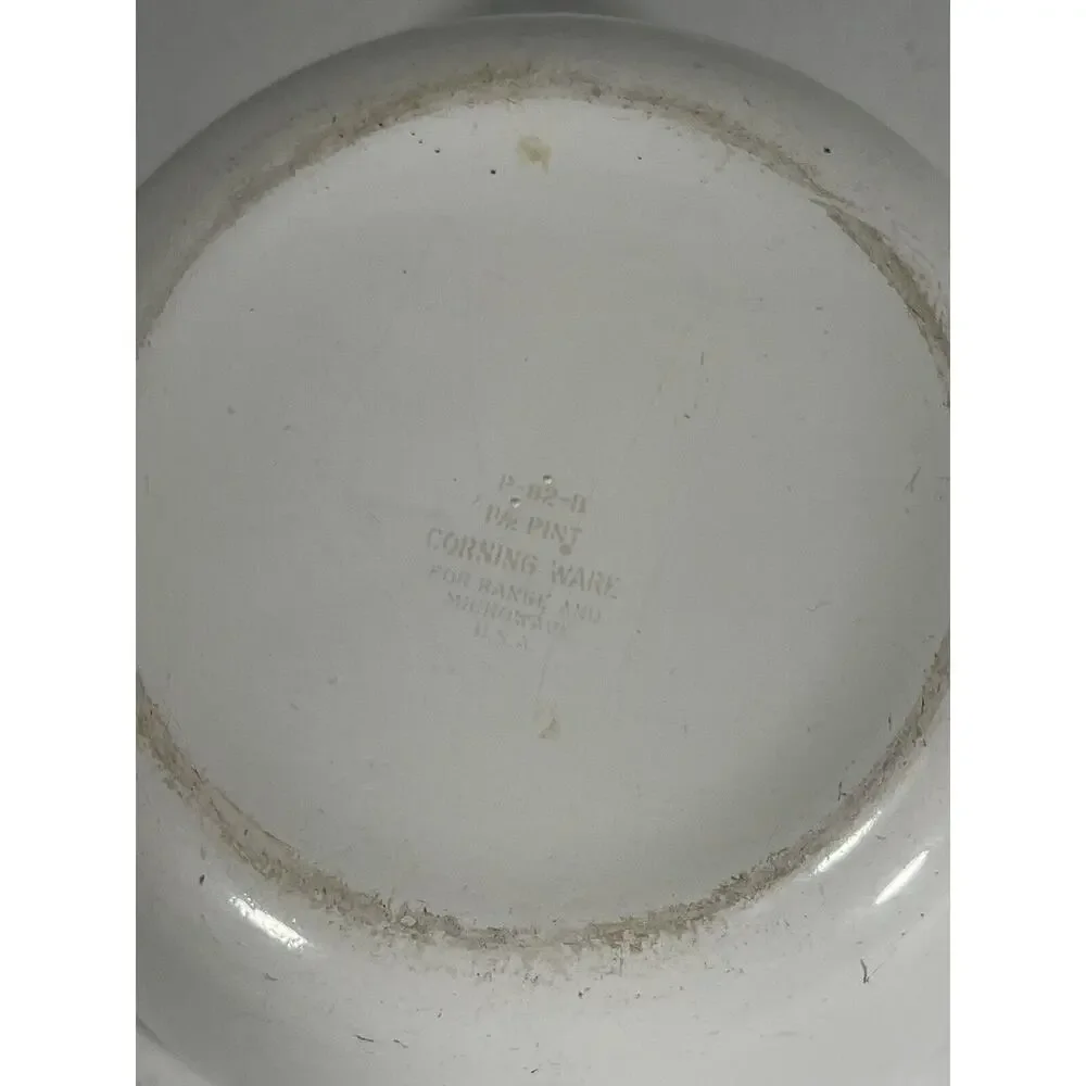 Lot Of 2 Corning Ware Blue Cornflower 1 1/2 Pint Sauce Pan + 1 3/4 Qt‎ Casserole